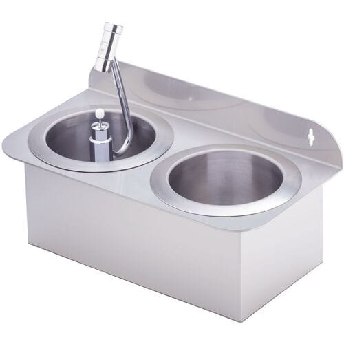 GGM Gastro Eisportioniererdusche mit Portioniererdusche & integr. Wasserstrahl-Regler Zilver