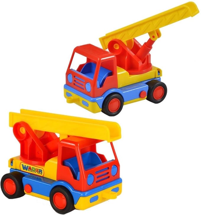 Polesie Ladderwagen 19 Cm Rood/geel