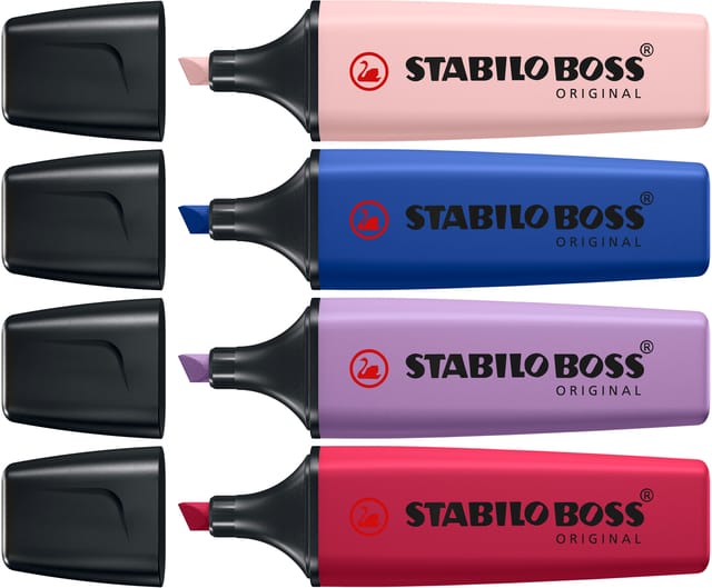 Markeerstift STABILO Boss Wildflower display groot assorti