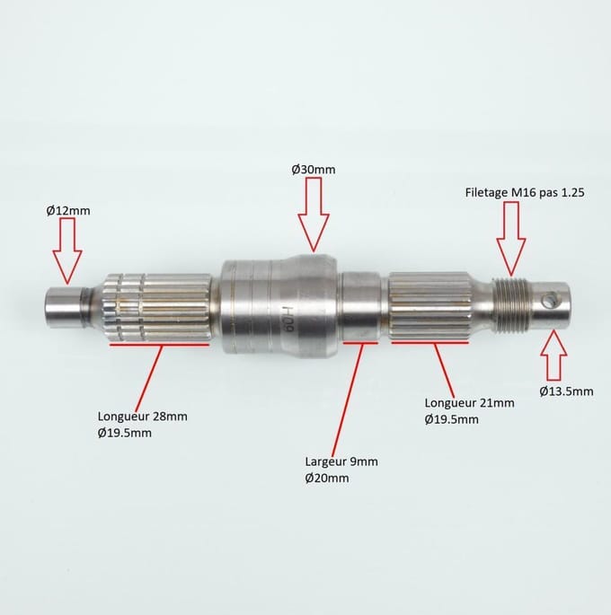 rms transmissie achteras voor piaggio 50 zip sp scooter 1996-2000 nieuw