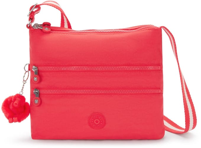 kipling Schoudertas Basic Eyes Wide Open Alvar Medium Shoulderbag Escape Red Rood