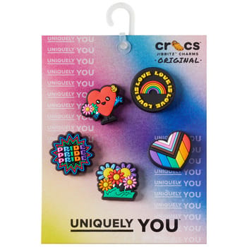 Crocs Jibbit Love Is Love 5 Pack | Multicolour | Maat: One Size