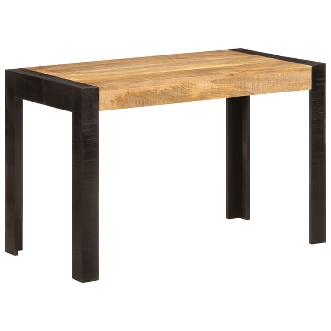 vidaXL - Eettafel - 120x60x76 - cm - massief - mangohout
