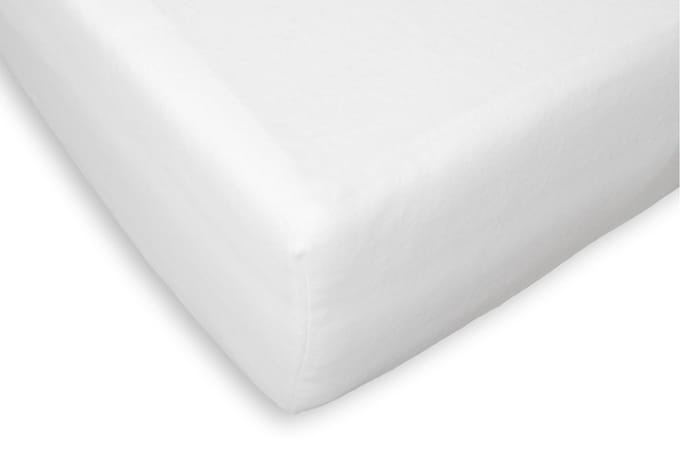 Briljant Molton (voor topdekmatrassen zonder split) - 80 cm x 220 cm - Wit