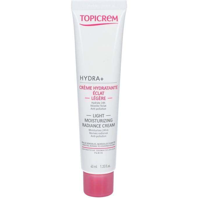 Topicrem Crème Face Care Hydra+ Light Moisterizing Radiance Cream