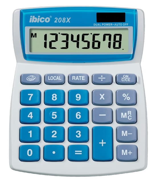 Ibico 208X - Bureaurekenmachine