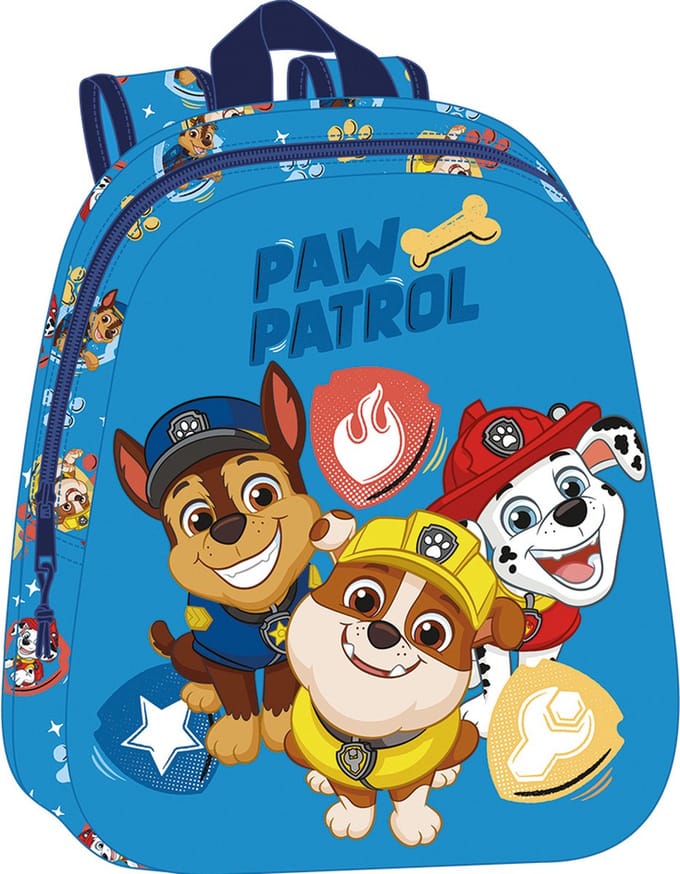 PAW Patrol Peuterrugzak, 3D Heroes - 33 x 27 x 10 cm - Polyester