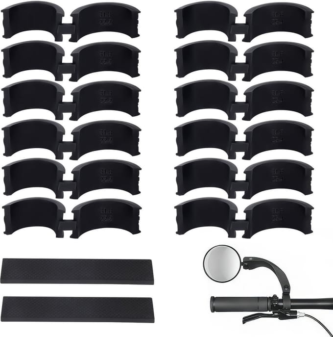 Dailygoods- Handvatrubbers 12 Stuks - Antivibratie Pads - Antislip