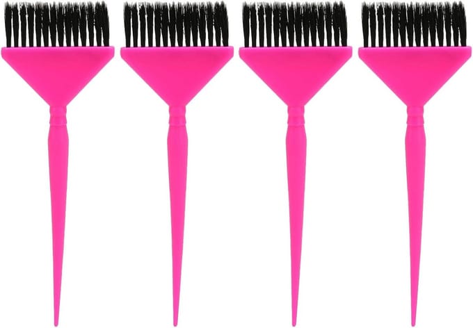 Haarkleuring Borstel - Haarverf Applicator voor Kapsalon - Set van 4 Stuks - Comfortabele Grip