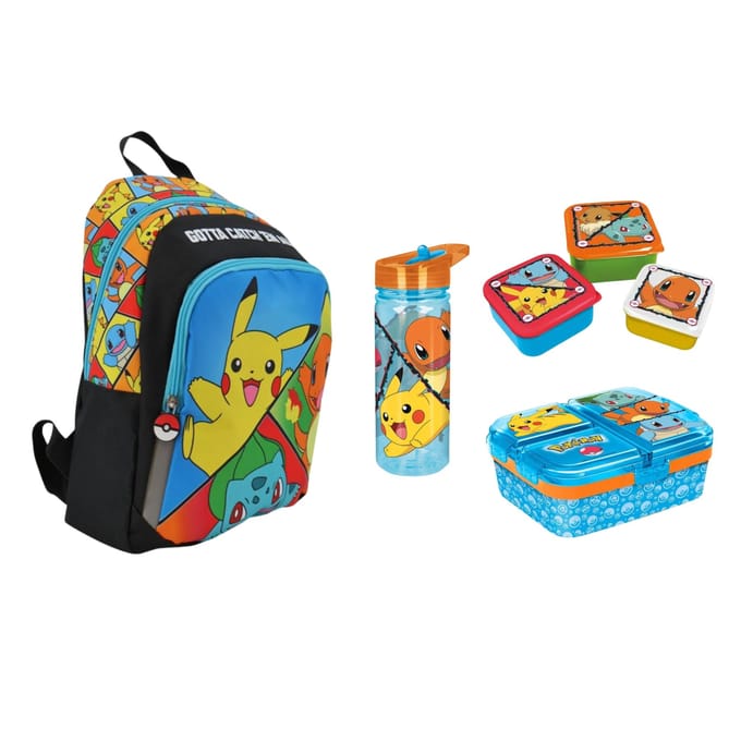 Pokemon schoolset; rugzak en lunchset