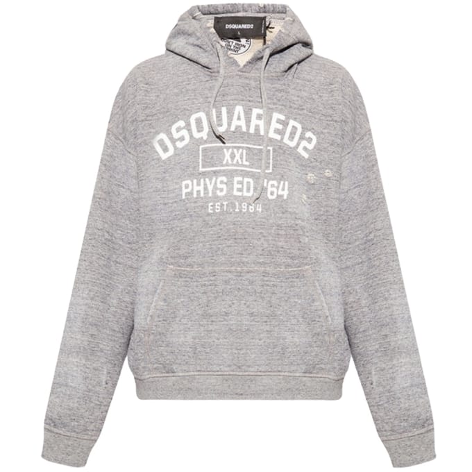 Dsquared2 Phys Ed Design Grijze Marl Hoodie