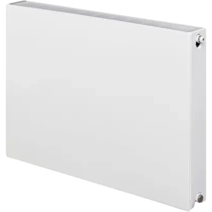 Sanivesk Paneelradiator Raya Vlak Duo Type 22 100x40cm - Wit - 6 Aansluitingen - 618w