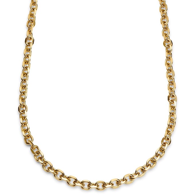 Essentials | 8 mm Goudkleurige Ketting met Kabelschakels