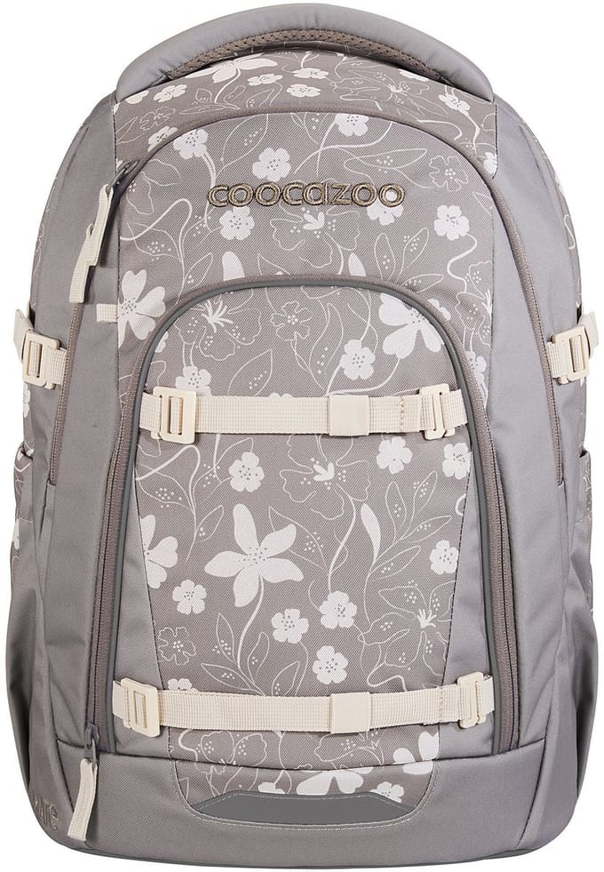 coocazoo schoolrugzak Mate School Backpack Vanilla Bloom Taupe