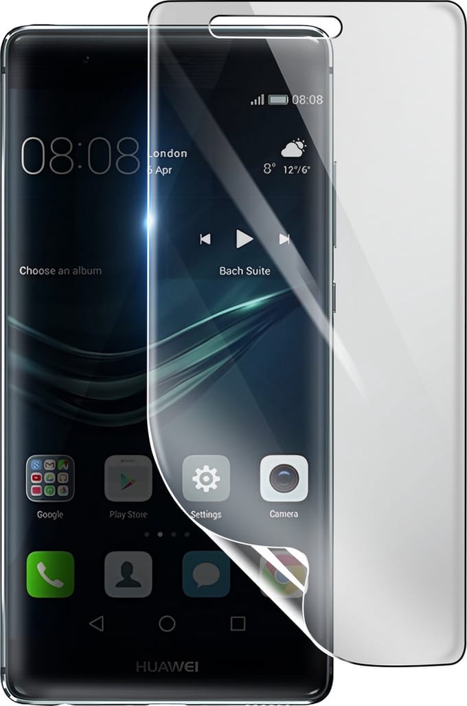 3mk, Geschikt voor HTC Desire 825, Schokbestendige Hydrogel Screenprotector, Transparant
