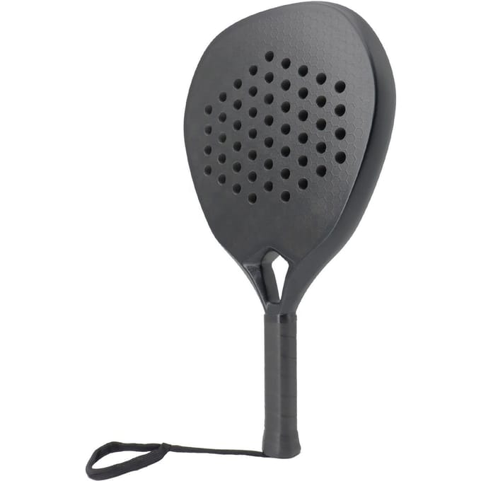 Cricketracket met symmetrische structuur, topkwaliteit, volledig carbonvezel, tennisracket. gray