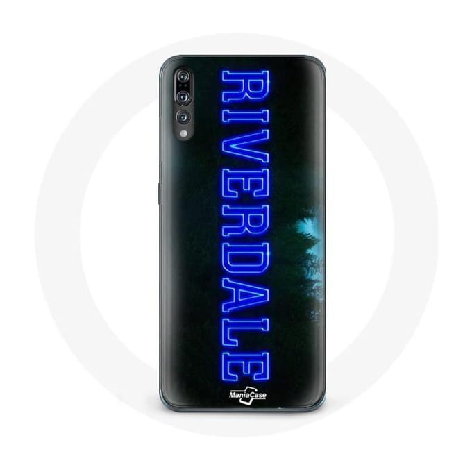 Coque - Riverdale - Huawei P20 - Logo bleu - Rigide - Protection synthétique bleu