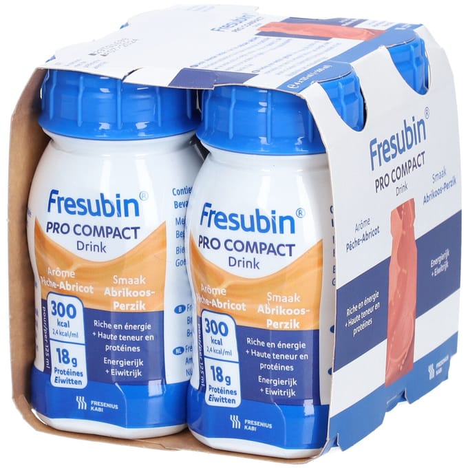 Fresubin® Compact Pro Abrikoos Perzik 4x125 Vloeistof
