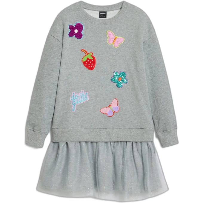Meisjesjurk Desigual Stickers
