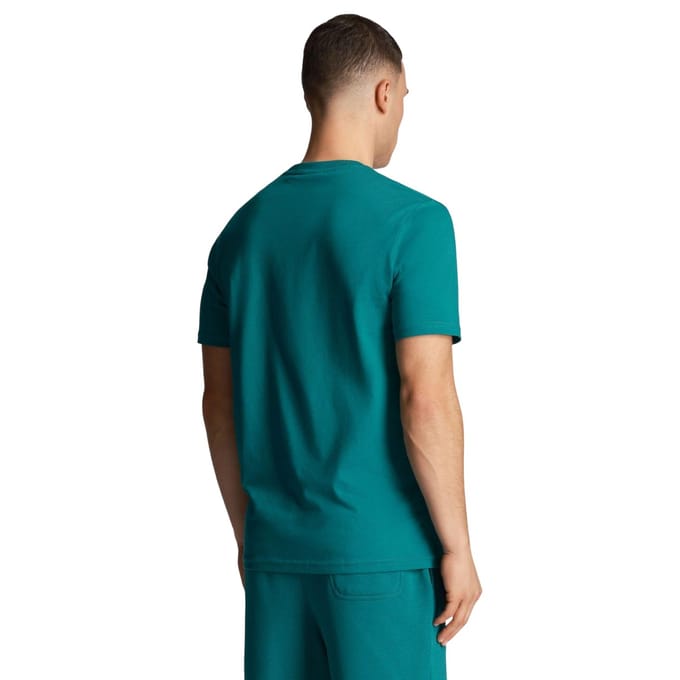 T-shirt uni à col rond pour homme Lyle & Scott XS vert