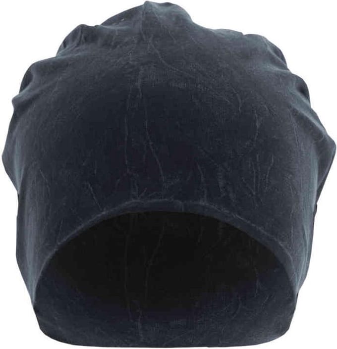 MSTRDS - Stonewashed Jersey Beanie navy one size Beanie Muts - Blauw