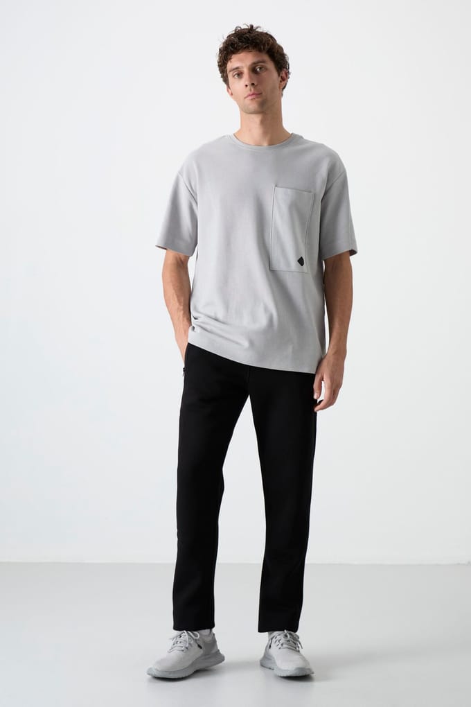 Heren Regular Fit Fleece Joggingbroek