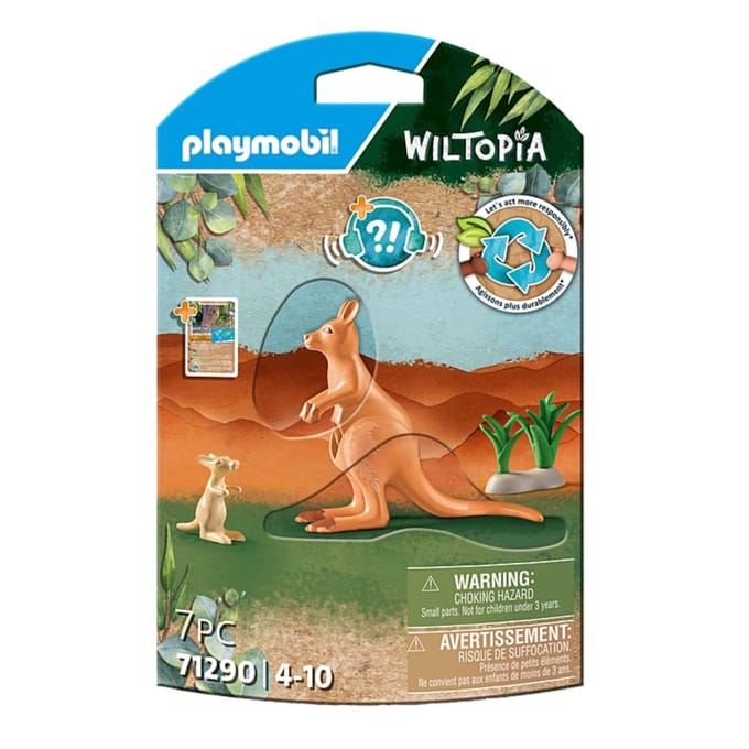 PLAYMOBIL Wiltopia - Kangoeroe met welp - 71290