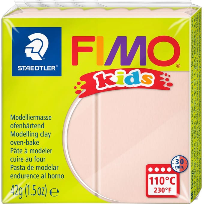 Fimo Kids boetseerklei 42g huidskleur Klei