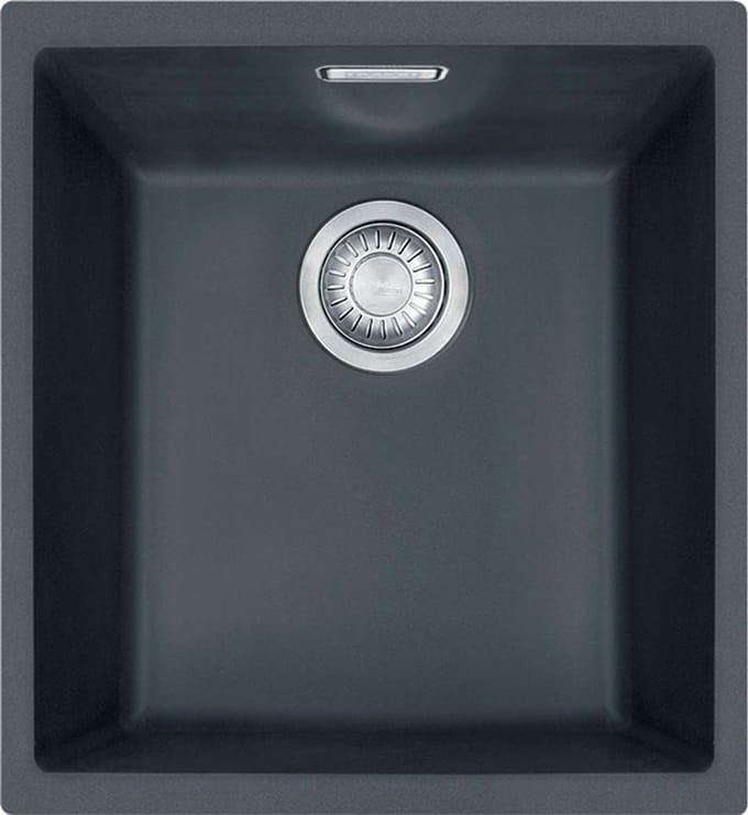 Franke Sirius - SID 110-34 tectonite spoelbak, 37x44 cm, zwart 125.0363.785
