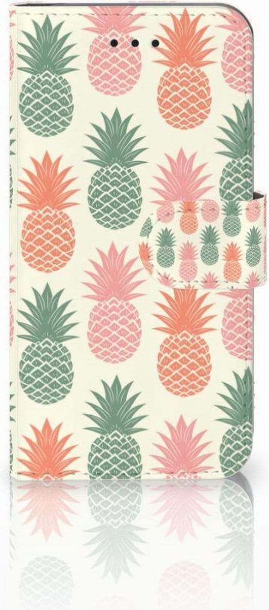 Apple iPhone X | Xs Book Cover Ananas