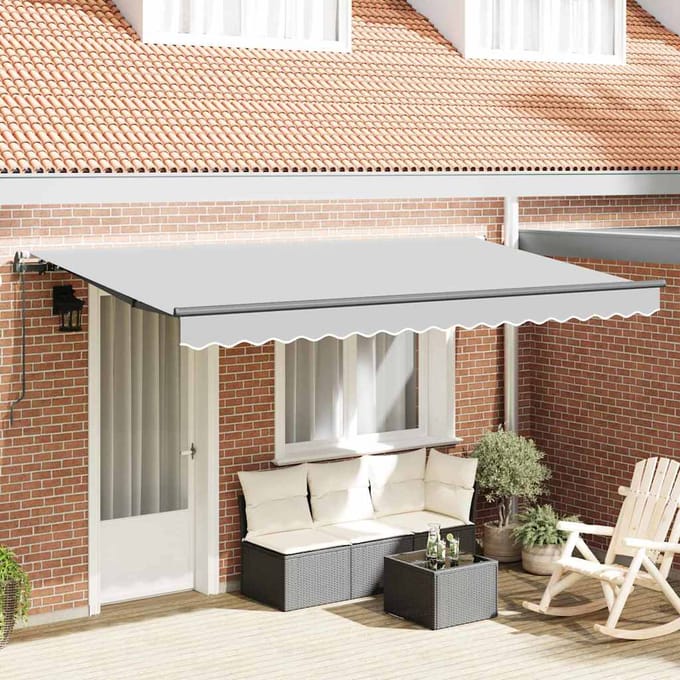 vidaXL - Zonnescherm - Frame - Antraciet - 4 - x - 2 - m - Metaal