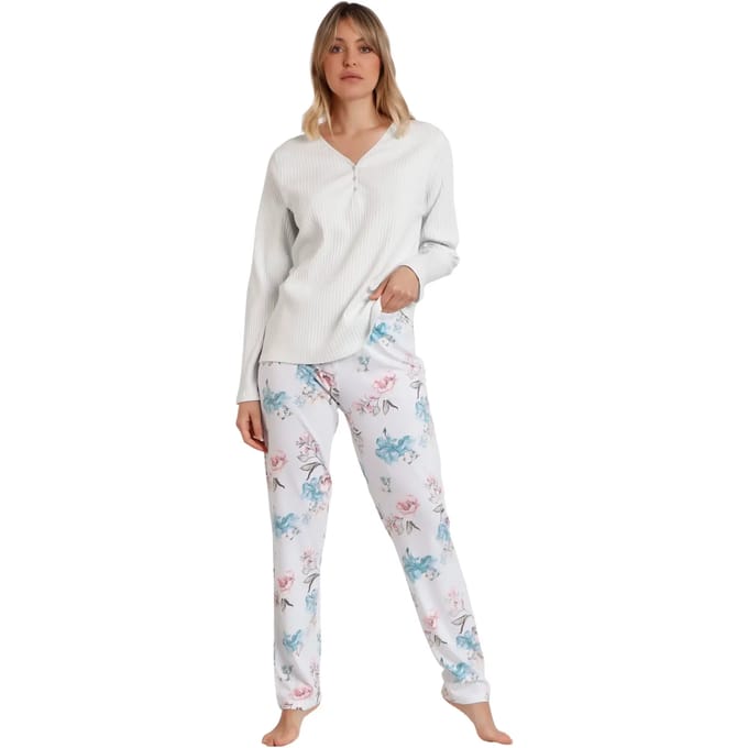 Dames pyjama met lange mouwen Admas Garden French