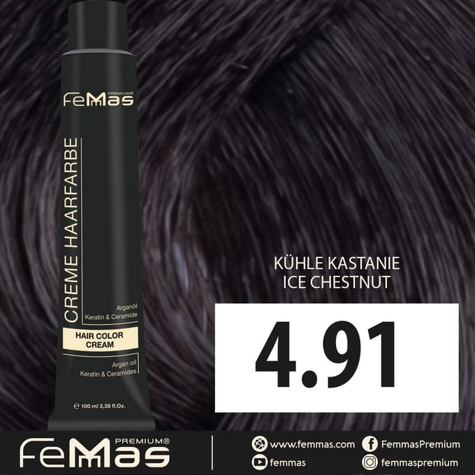 Femmas (4.91) - Haarverf - Medium goudbruin - 100ml