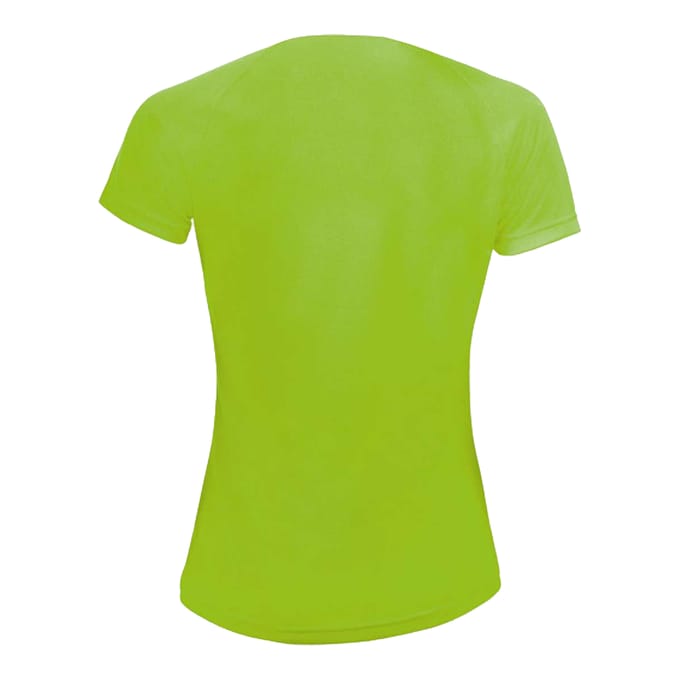 SOLS Dames/Dames Sportief Raglan T-shirt (Neon Groen)