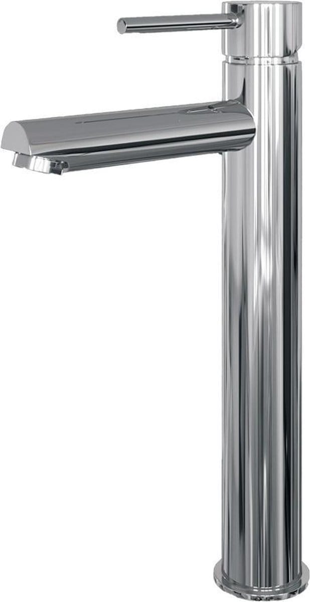 Brauer Chrome Edition verhoogde opbouw wastafelmengkraan model A chroom