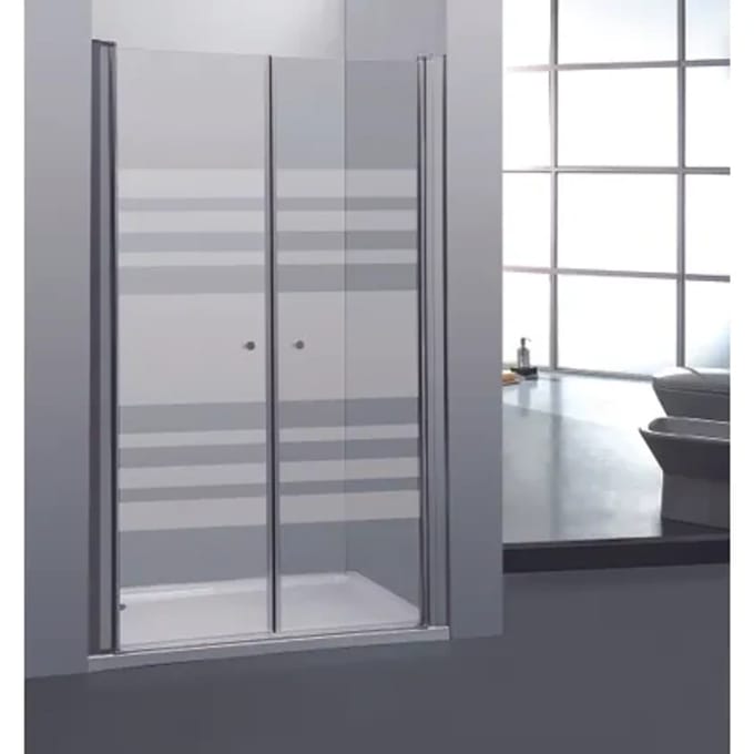 Allibert 2 Zwaaideuren Priva 90x190cm Horizontale Lijnen