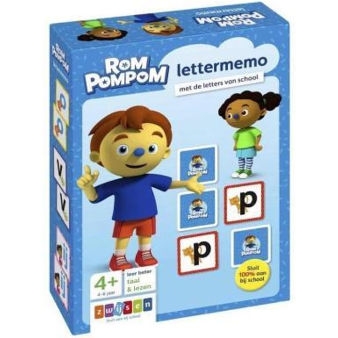 Rompompom lettermemo Bordspellen
