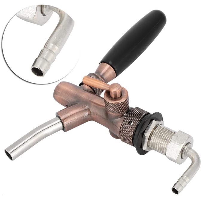 G5/8 Draad Verstelbare Biertap Kraan Brons Kleur Apparatuur voor Thuisbar Restaurants black