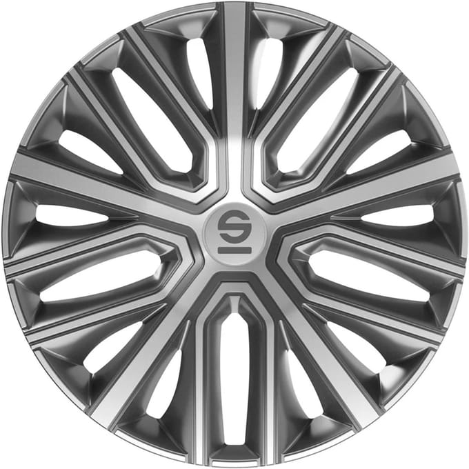 Sparco Wieldoppen Modena 14 inch Grijs Zilver - 4 stuks