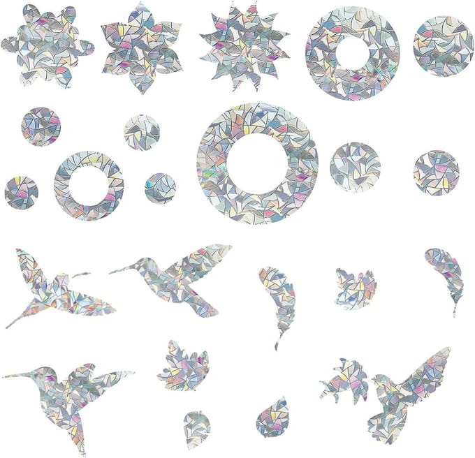 Dailygoods- Raamstickers Vogelbescherming - Statische Venster Stickers