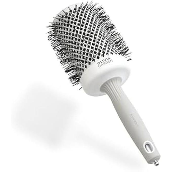 Olivia Garden Expert Blowout Shine Föhnborstel Wit-Grijs