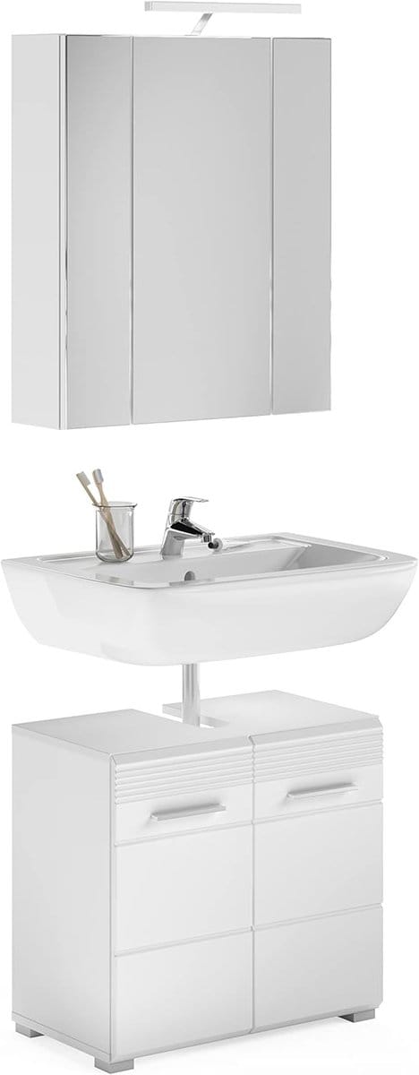 Linus badkamercombinatie / badkamerset Linus - 60x182x34cm
