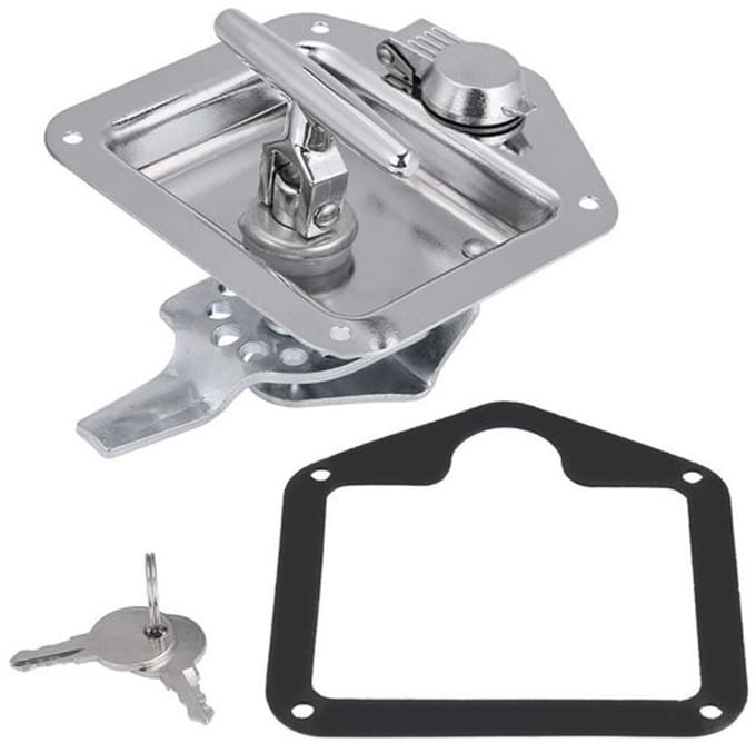 Allecto - Vouwbaar T-handgreep Slot - Rvs Toolbox Wrench Kit - Ideaal