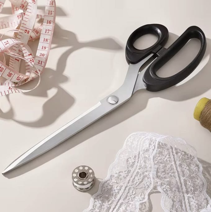 CHPN - Stofschaar - Kleermakersschaar - Stoffenschaar - Grote scherpe schaar - RVS - Stof Schaar - Textielschaar - Kleermakersschaar - Grote schaar