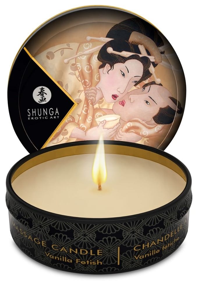 Shunga - Mini Massagekaars - Vanilla Fetish - 30 ml