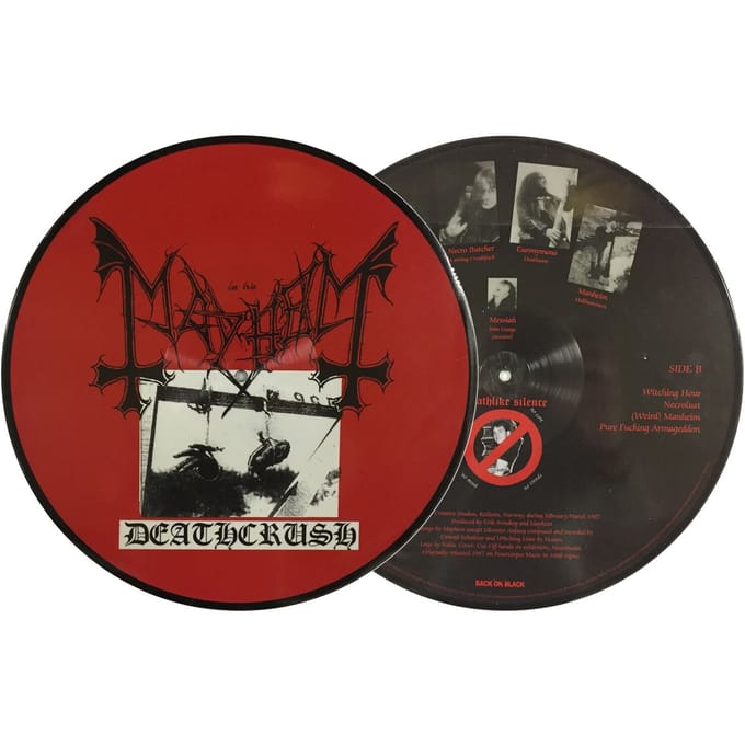 Mayhem LP - Deathcrush - voor Geen - Foto