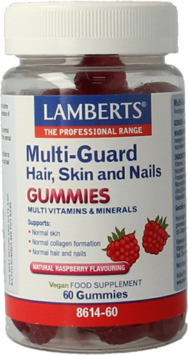 Lamberts Multi guard haar huid nagel gummies 60 Gummies
