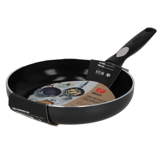 Beka Pro Induc Koekenpan - Ø 22 cm - Braadpan - Keramische antikleeflaag - PFAS-vrij - Geschiktvoor inductie - Zwart
