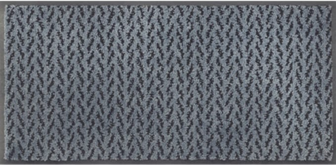 was+droog deurmat Duo Denim 35x75cm, wasbaar binnen en buiten