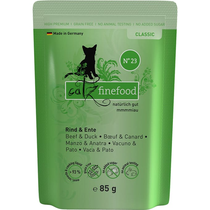 catz finefood 8 x 85 g  - Rund & Eend